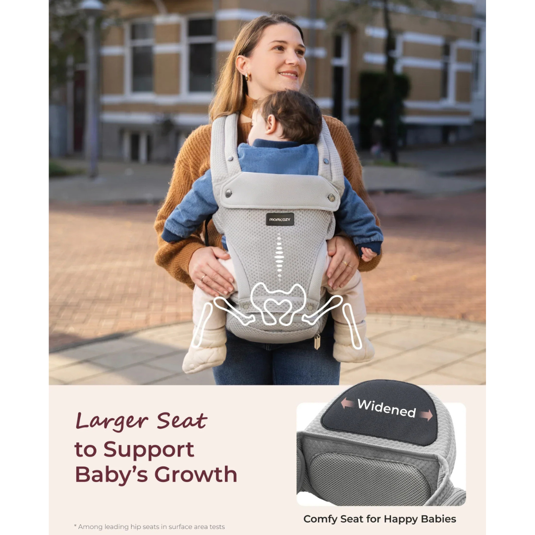 Momcozy - Carrier Hip Seat Grey