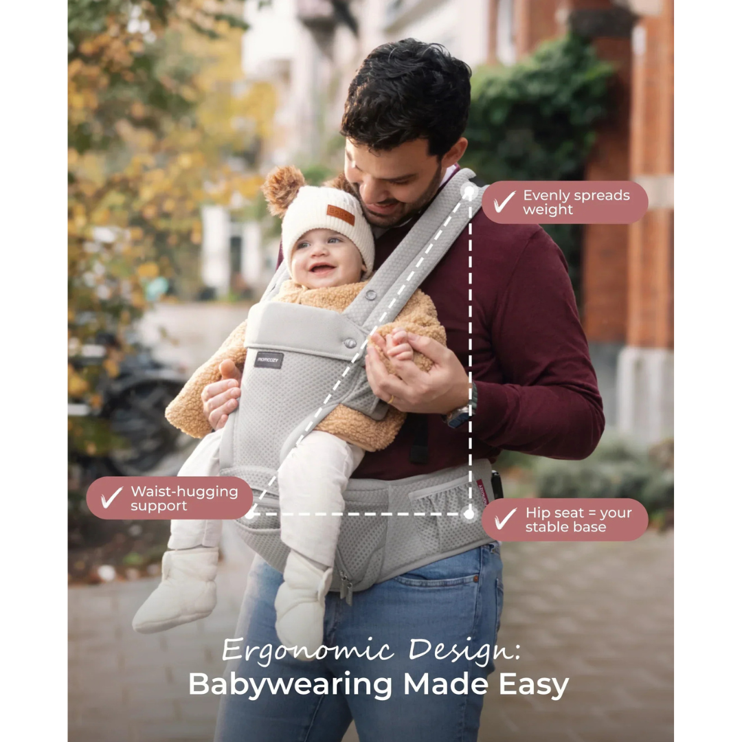 Momcozy - Carrier Hip Seat Grey