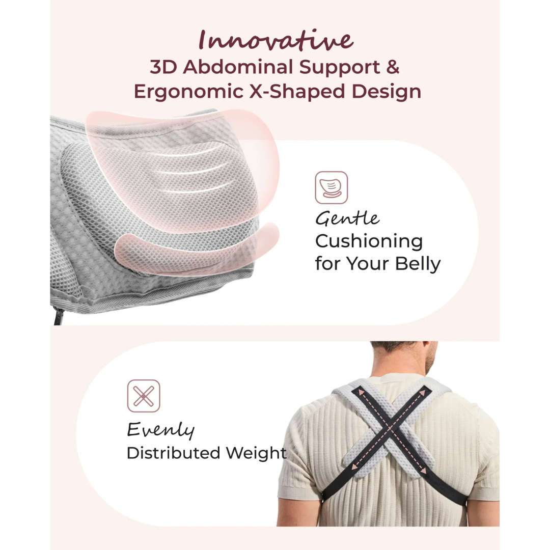 Momcozy - Carrier Hip Seat Grey