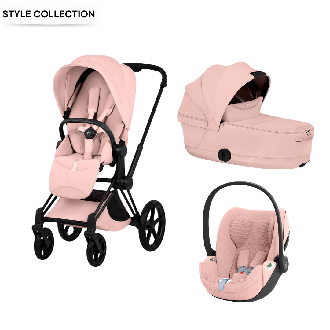 Cybex - Priam Peach Pink 3 Pcs Bundle - Style Collection