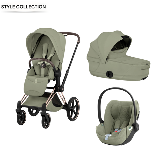 Cybex - Priam Sage Green 3 Pcs Bundle - Style Collection (Preorder - Mid to End Sep)