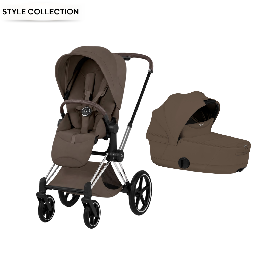 Cybex - Priam Coconut Brown 2 Pcs Bundle - Style Collection