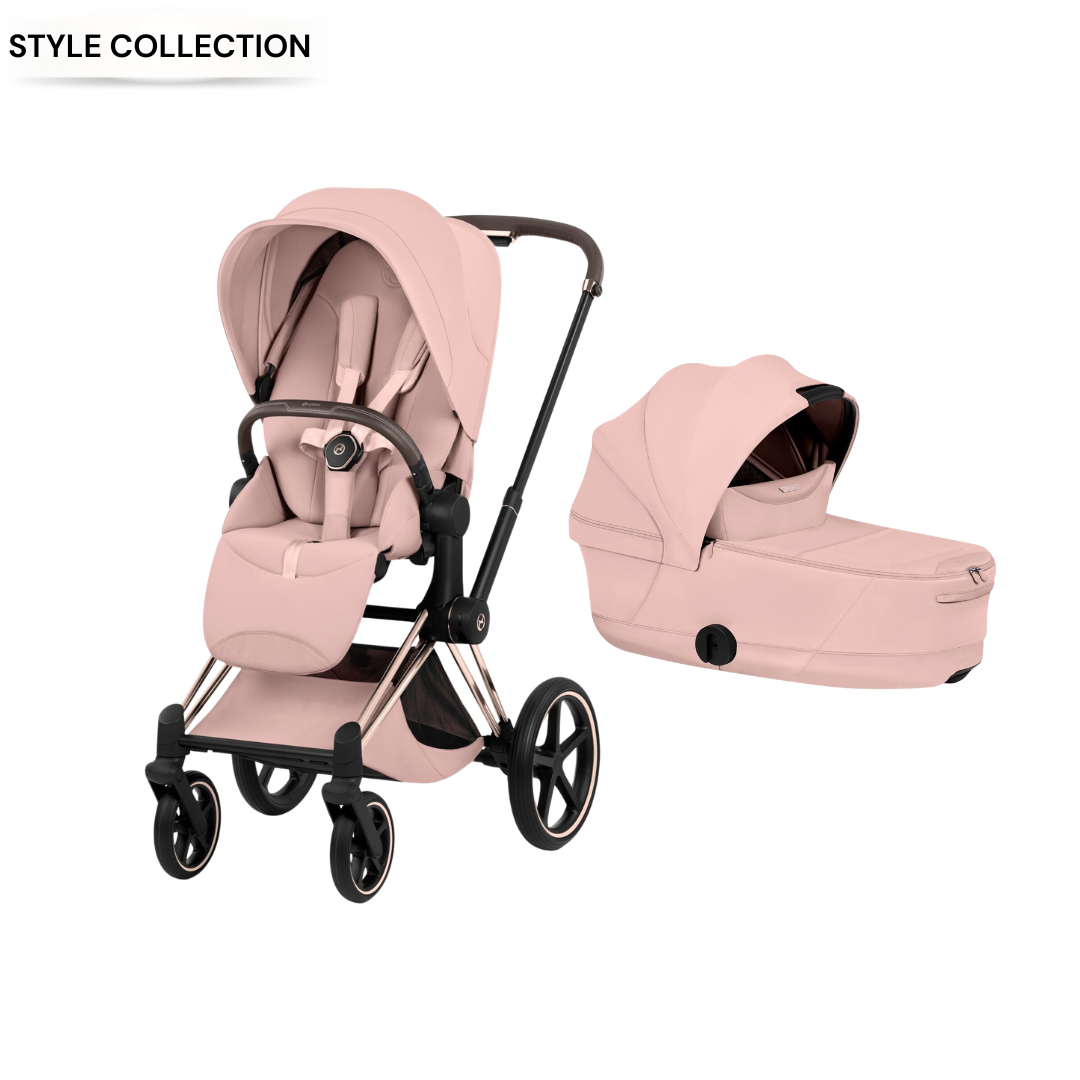 Cybex - Priam Peach Pink 2 Pcs Bundle - Style Collection