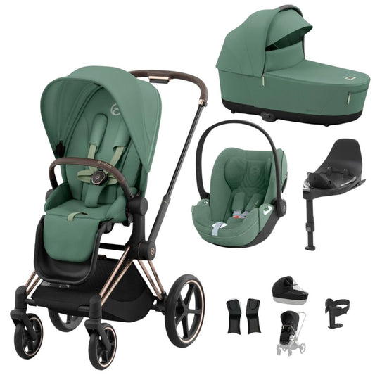 Cybex - Priam Travel System with Cloud T plus - Leaf Green