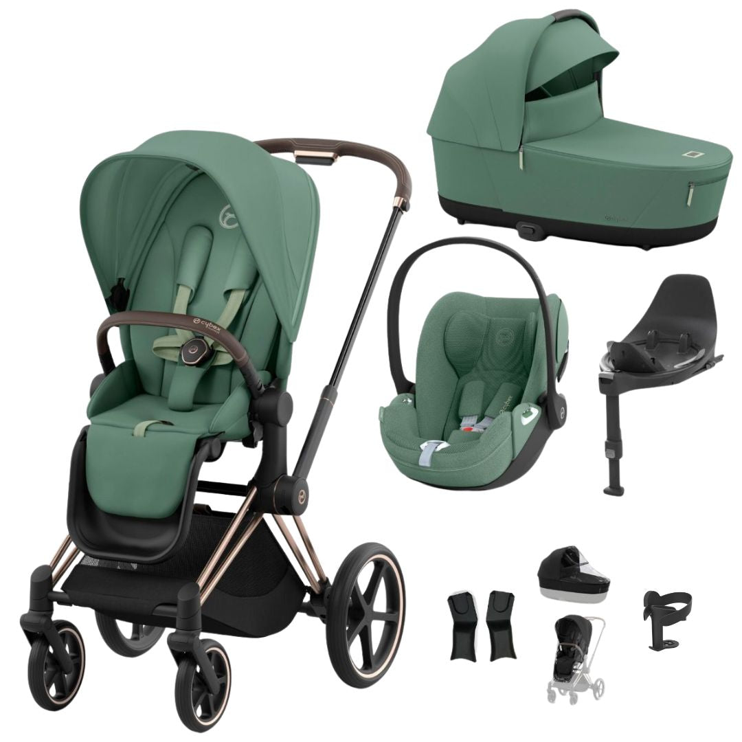 Cybex - Priam Travel System with Cloud T plus - Leaf Green