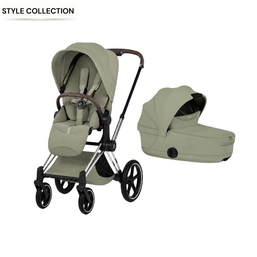 Cybex - Priam Sage Green 2 Pcs Bundle - Style Collection