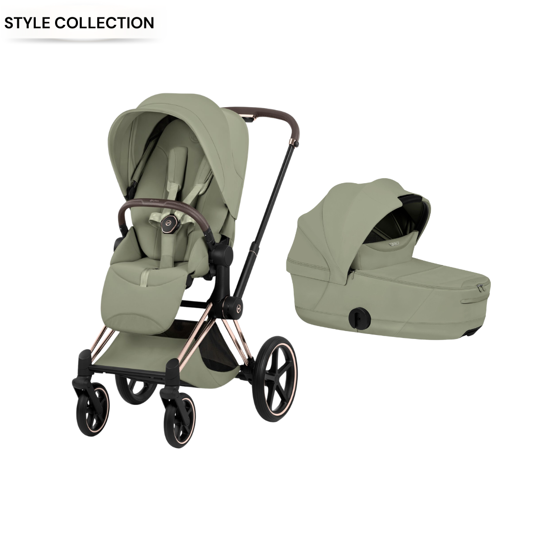 Cybex - Priam Sage Green 2 Pcs Bundle - Style Collection
