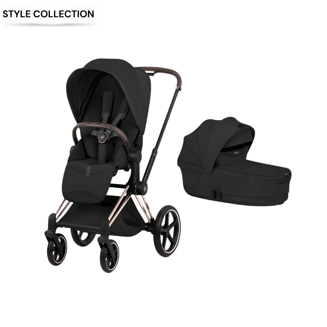 Cybex - Priam Sepia Black 2 Pcs Bundle - Style Collection