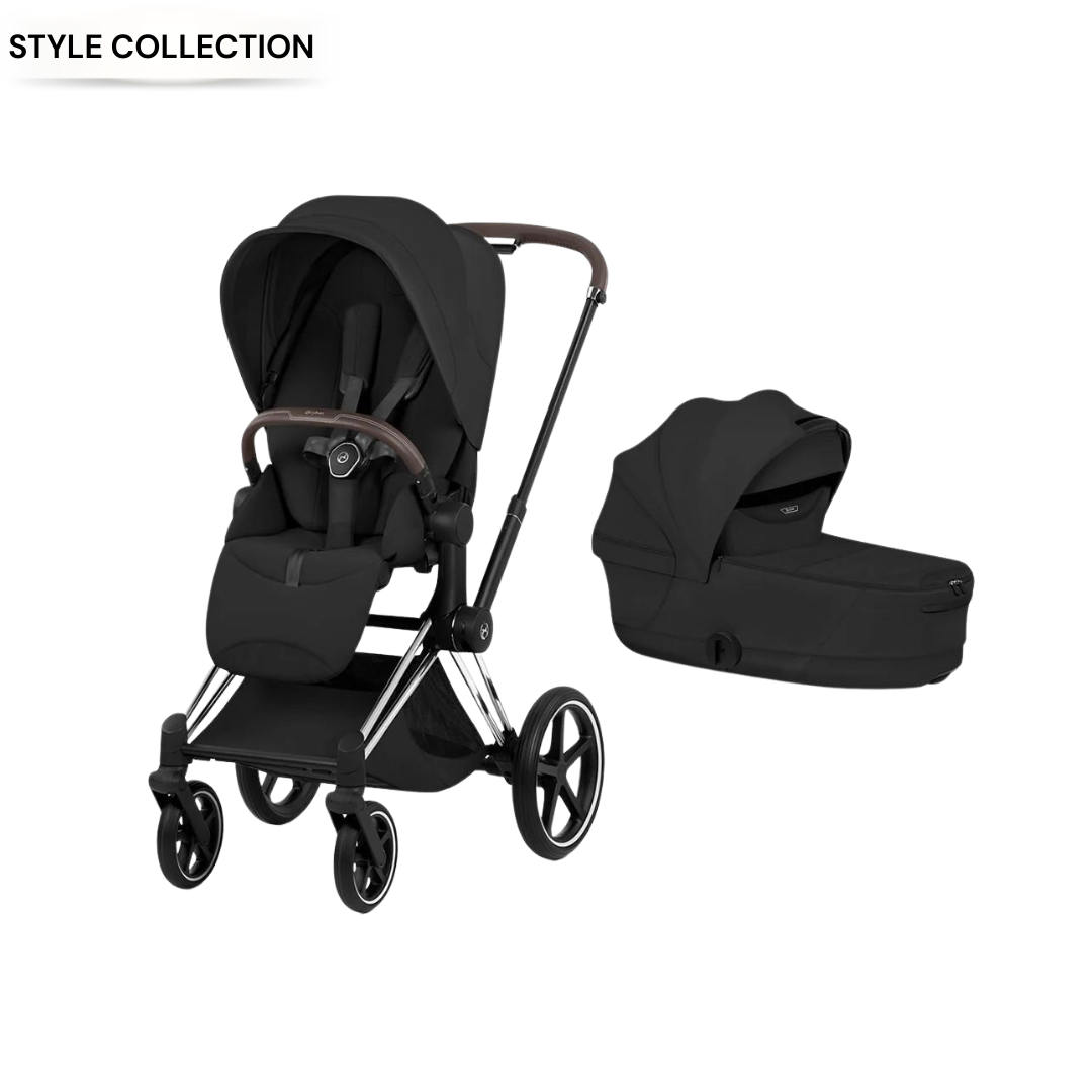 Cybex - Priam Sepia Black 2 Pcs Bundle - Style Collection