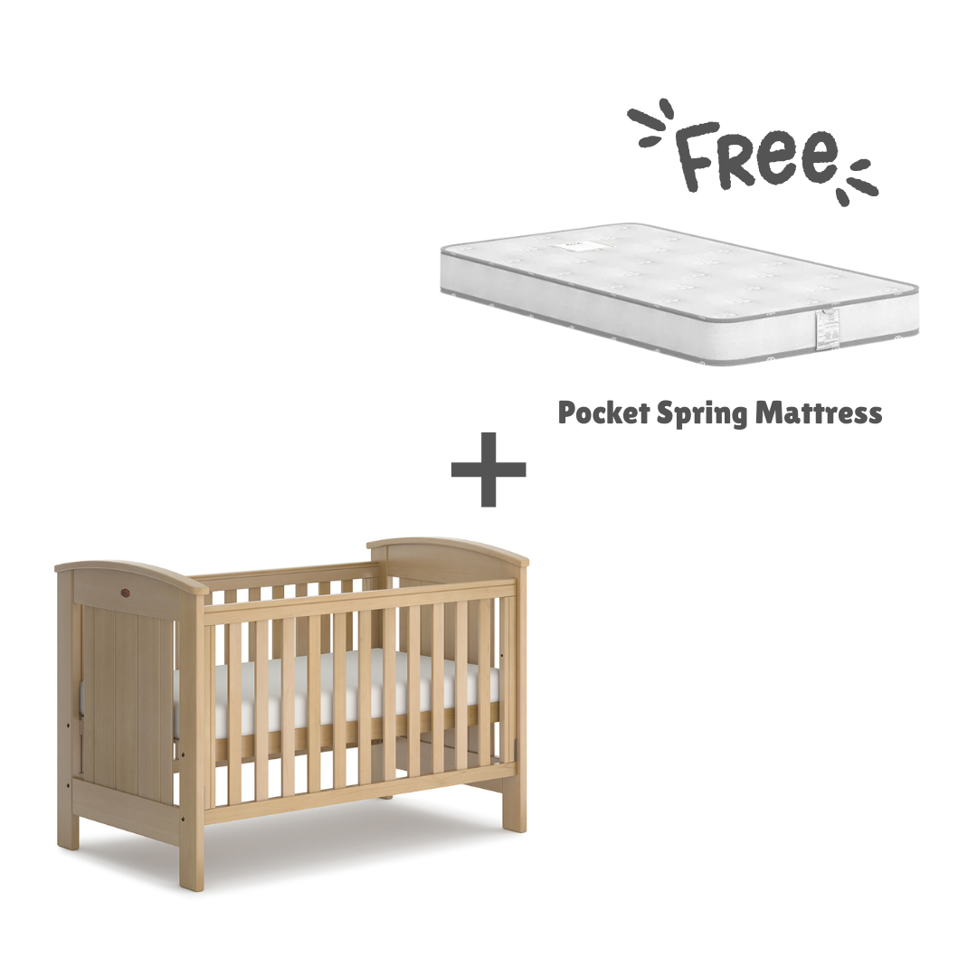 Boori - Casa Baby Cot_Almond