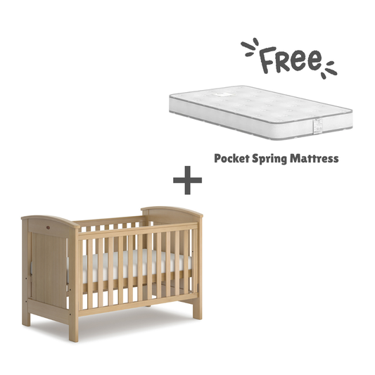 Boori - Casa Baby Cot_Almond