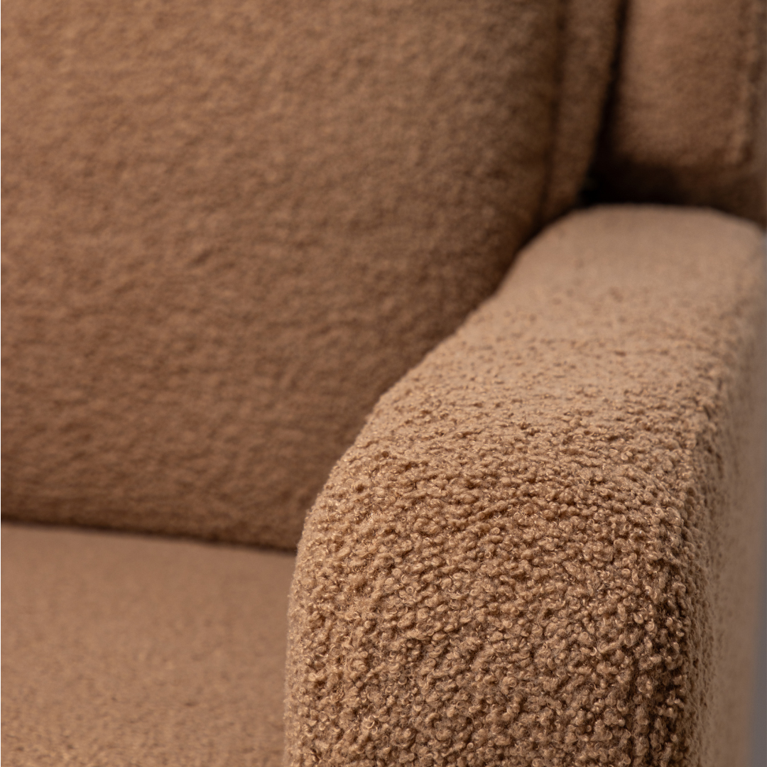 Luna Electric Recliner Nursing Chair - Toffee Brown