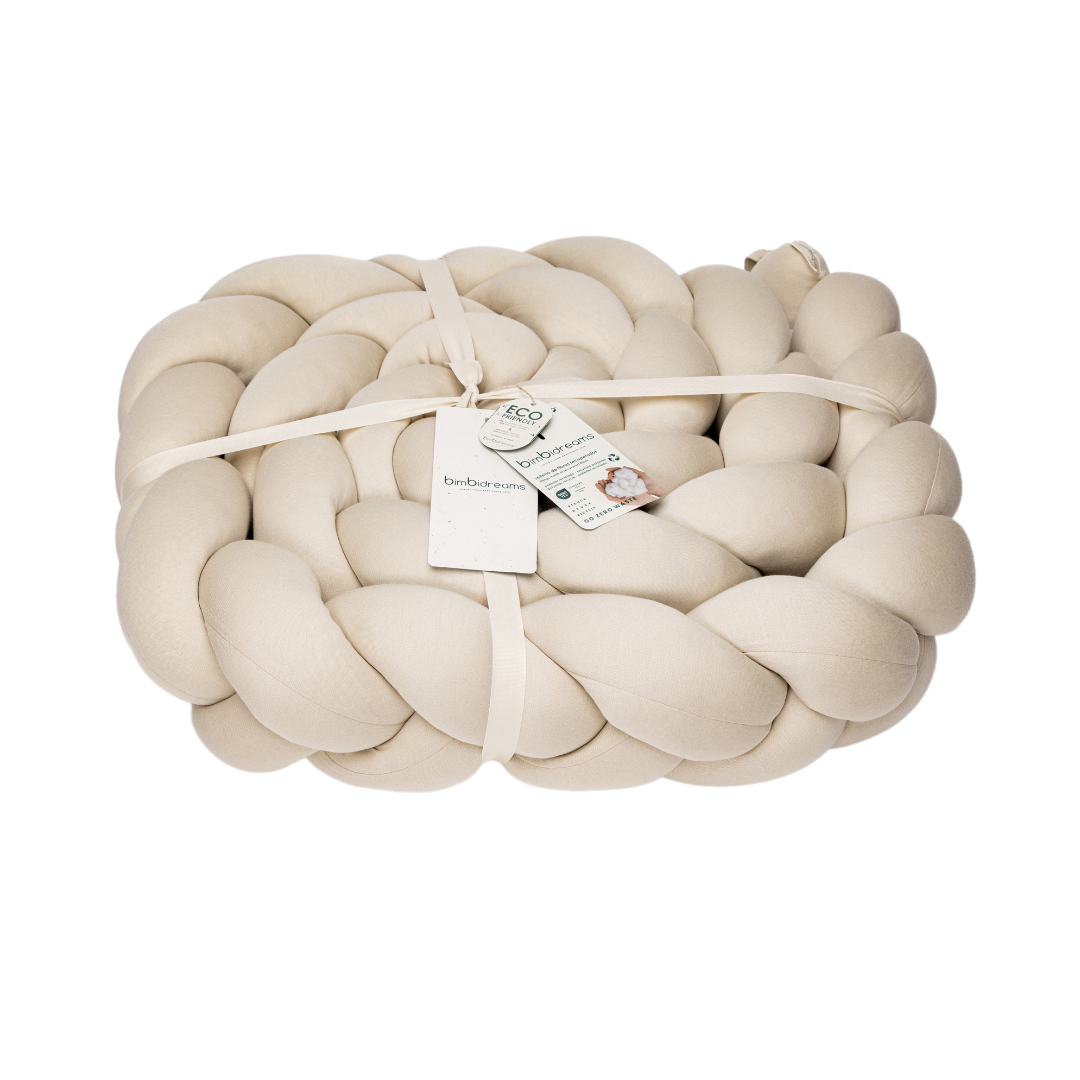 Bimbi Dreams - BRAIDED COT BUMPER 300 CM Ivory