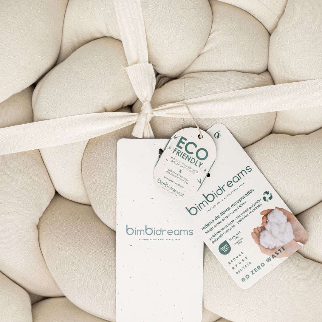 Bimbi Dreams - BRAIDED COT BUMPER 300 CM Ivory