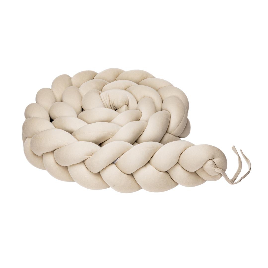 Bimbi Dreams - BRAIDED COT BUMPER 300 CM Ivory