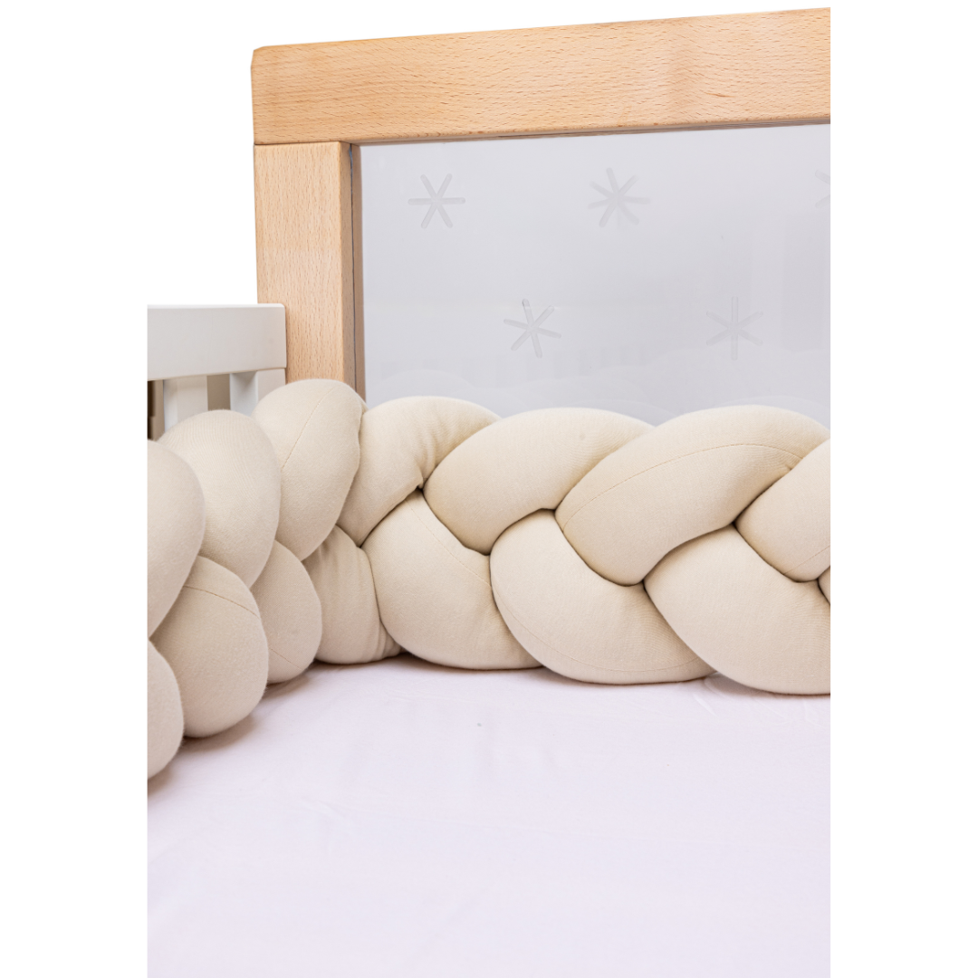 Bimbi Dreams - BRAIDED COT BUMPER 300 CM Ivory