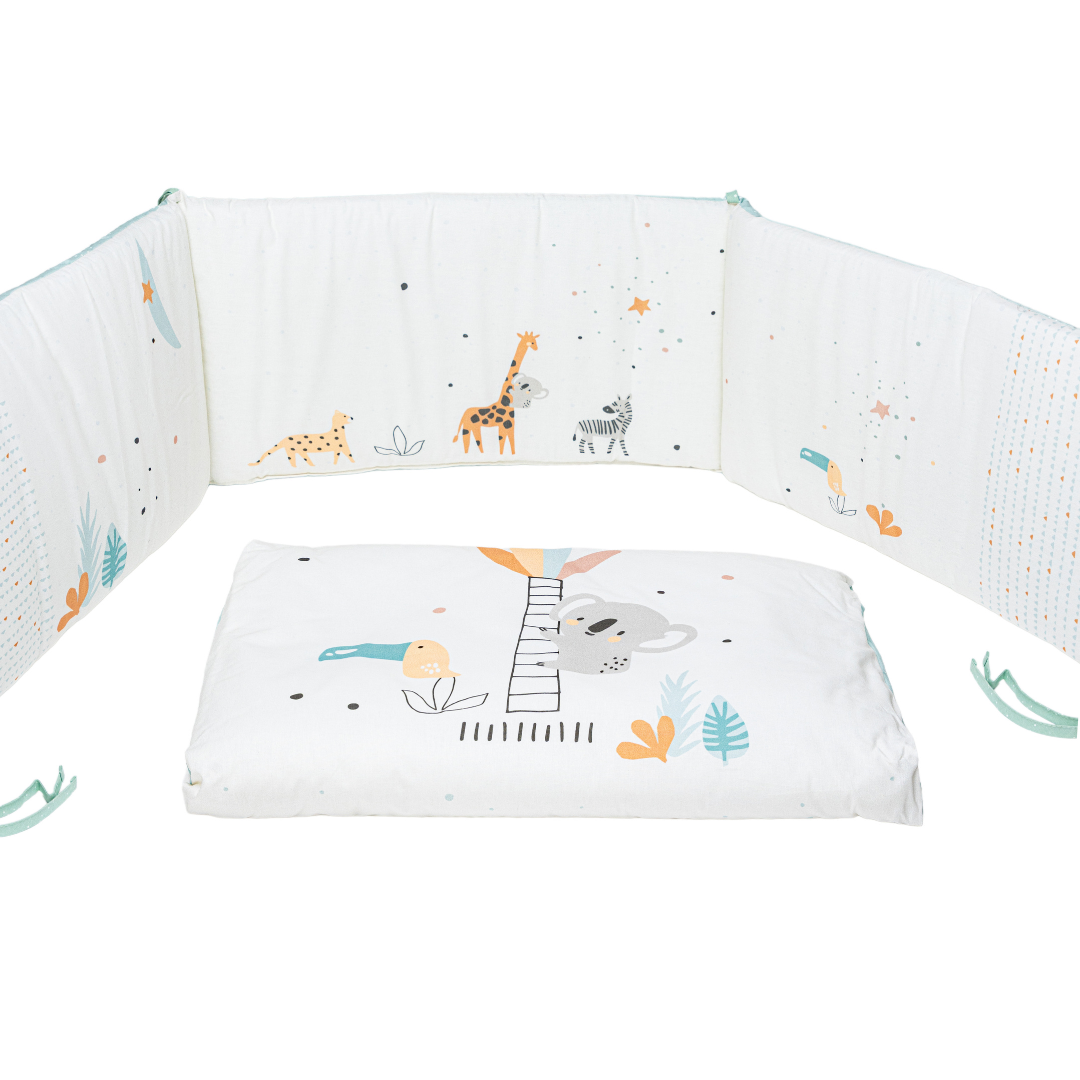 Bimbi Dreams - QUILT+BUMPER 60X120 202 TUCAN 607 16 W