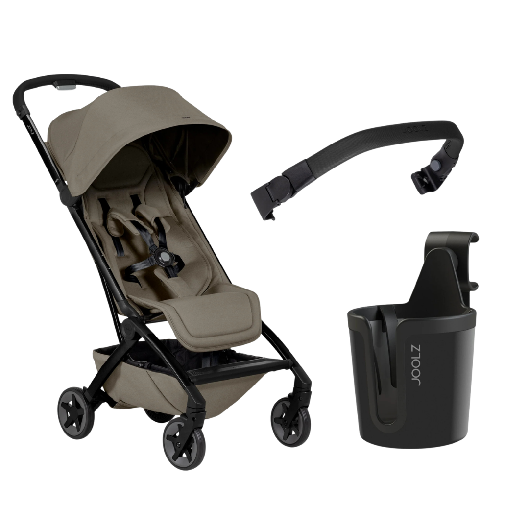 Joolz - Joolz Aer2 buggy | Hazel Brown with Bumper Bar and Cupholder