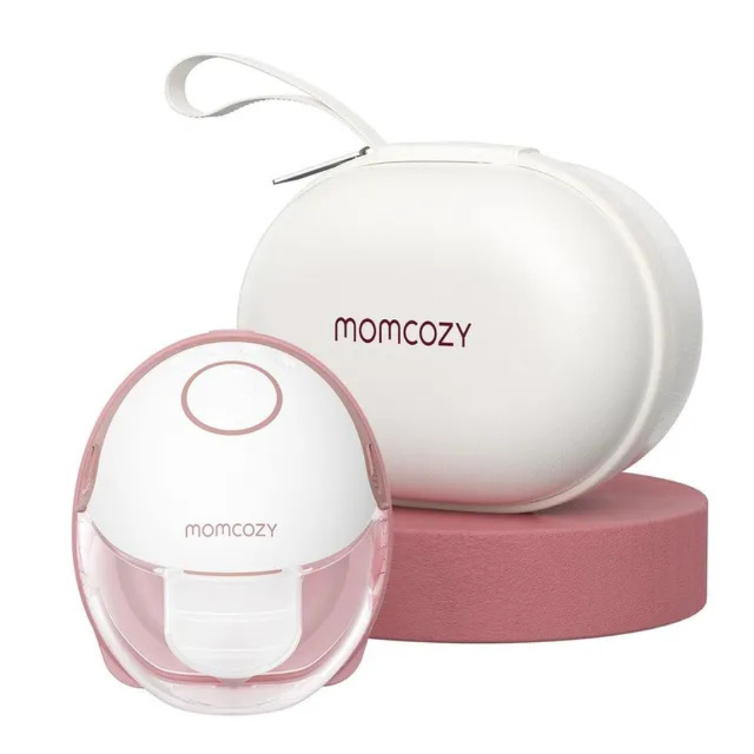 Momcozy - M6 Single Wearable Breast Pump - Maroon