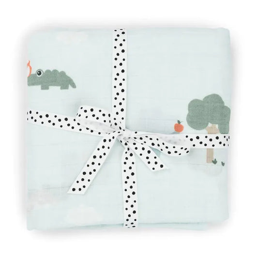 Done By Deer - Swaddle Playground Blue