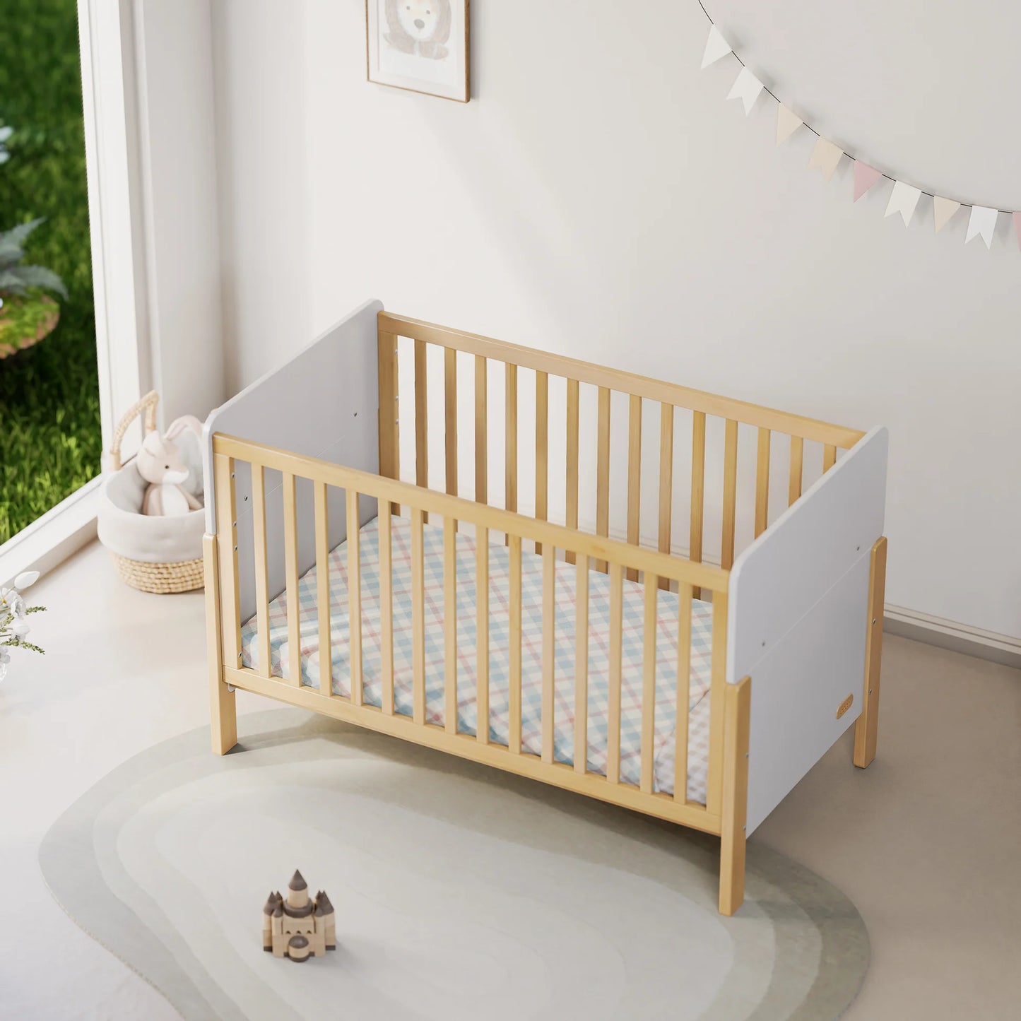 Boori - Corindi Cot Bed - Cherry and Beech