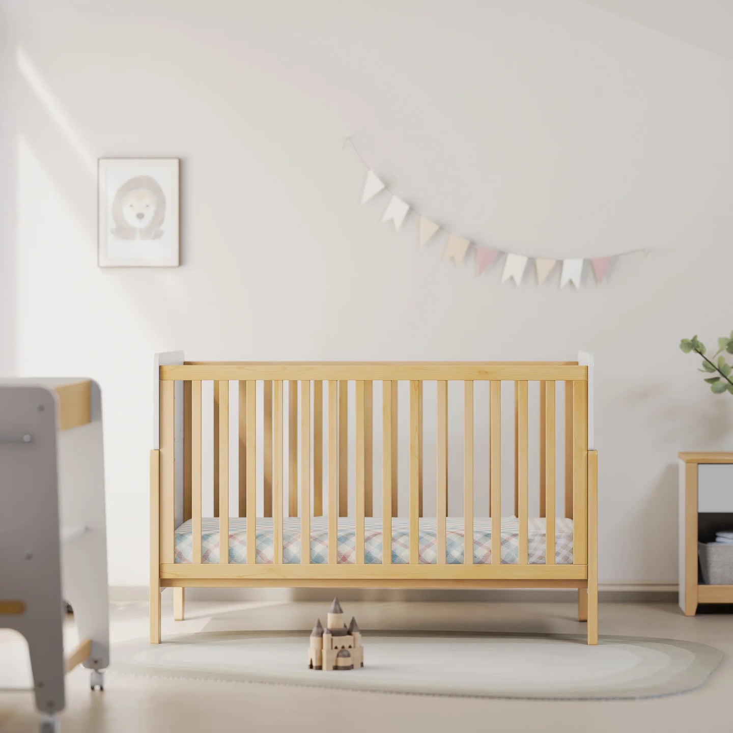 Boori - Corindi Cot Bed - Blueberry and Almond