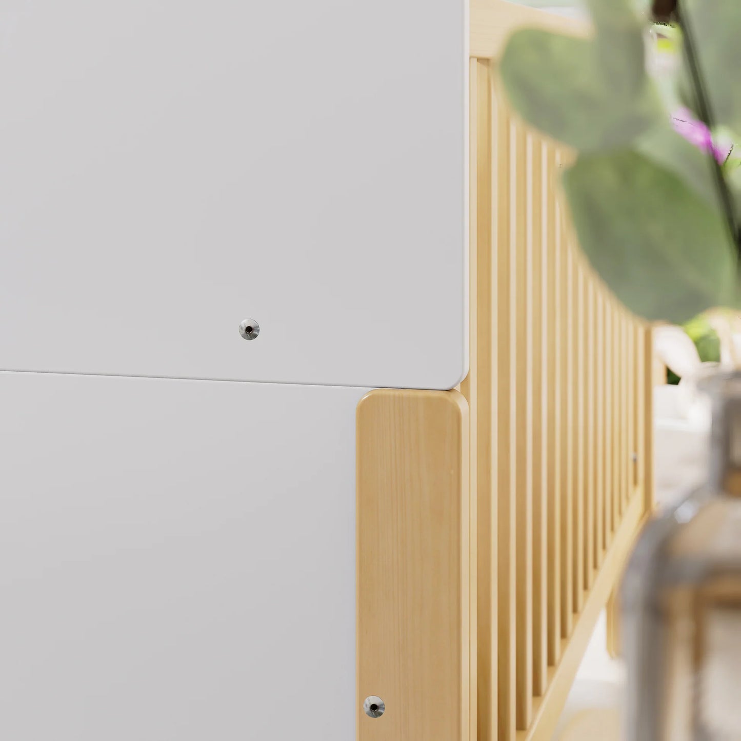 Boori - Corindi Cot Bed - Barley White and Almond