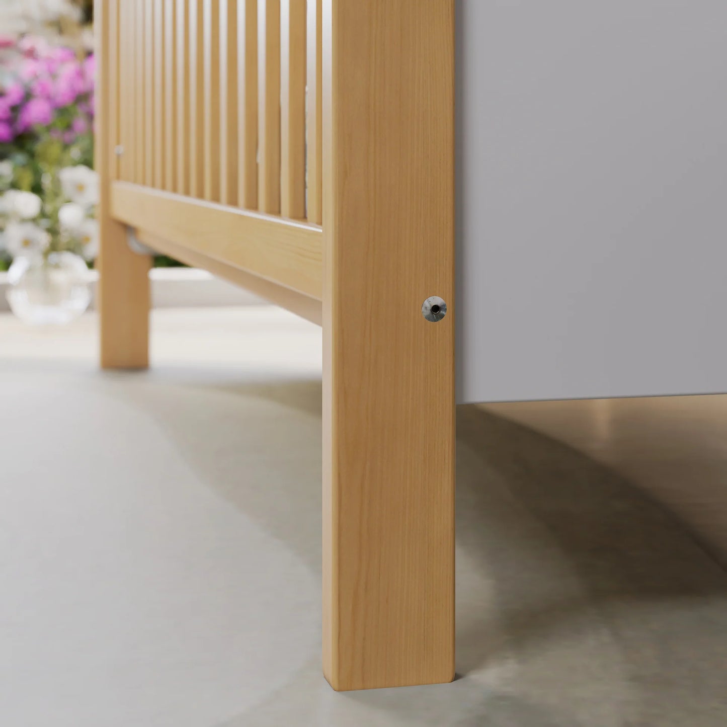 Boori - Corindi Cot Bed - Cherry and Beech