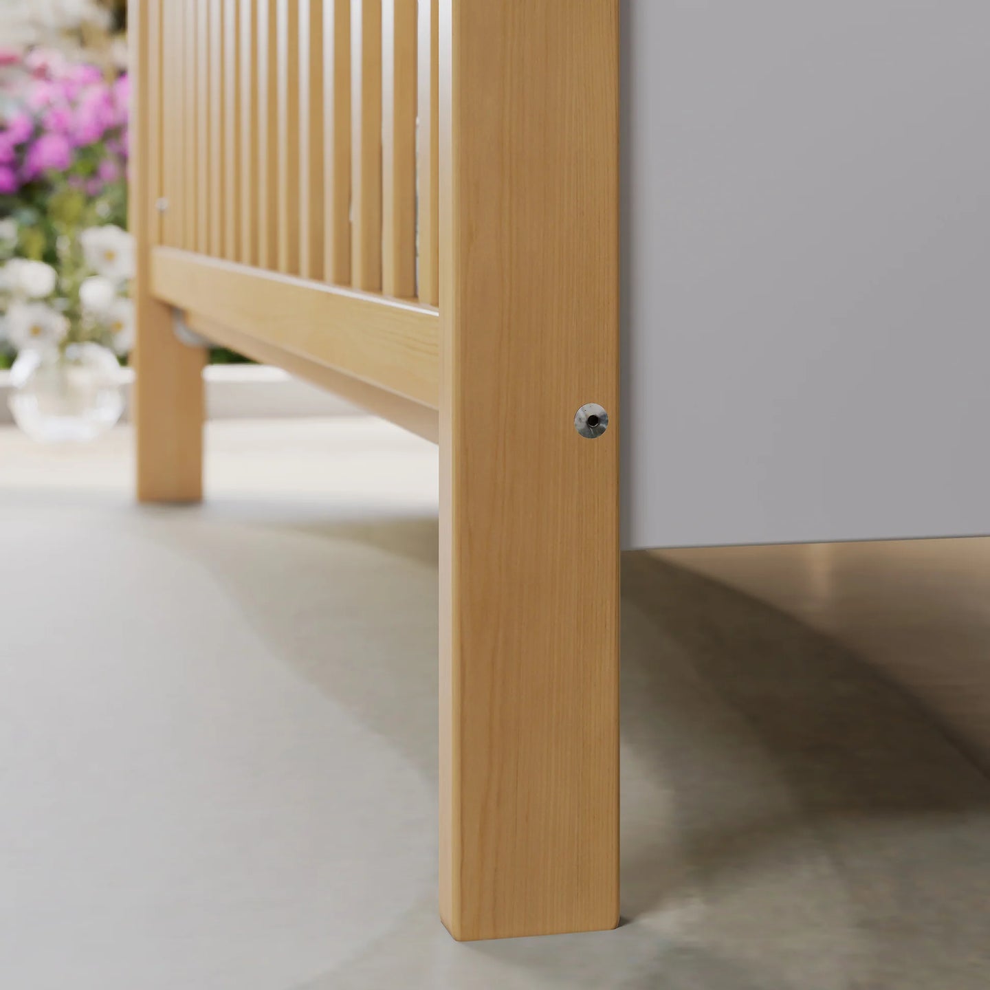 Boori - Corindi Cot Bed - Cherry and Beech