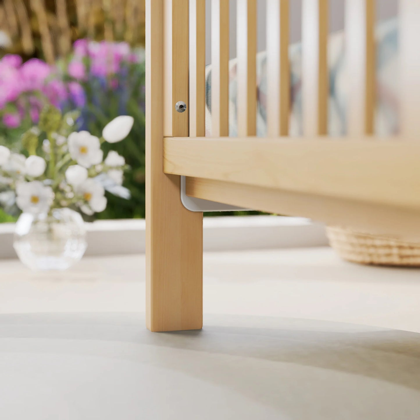 Boori - Corindi Cot Bed - Barley White and Almond