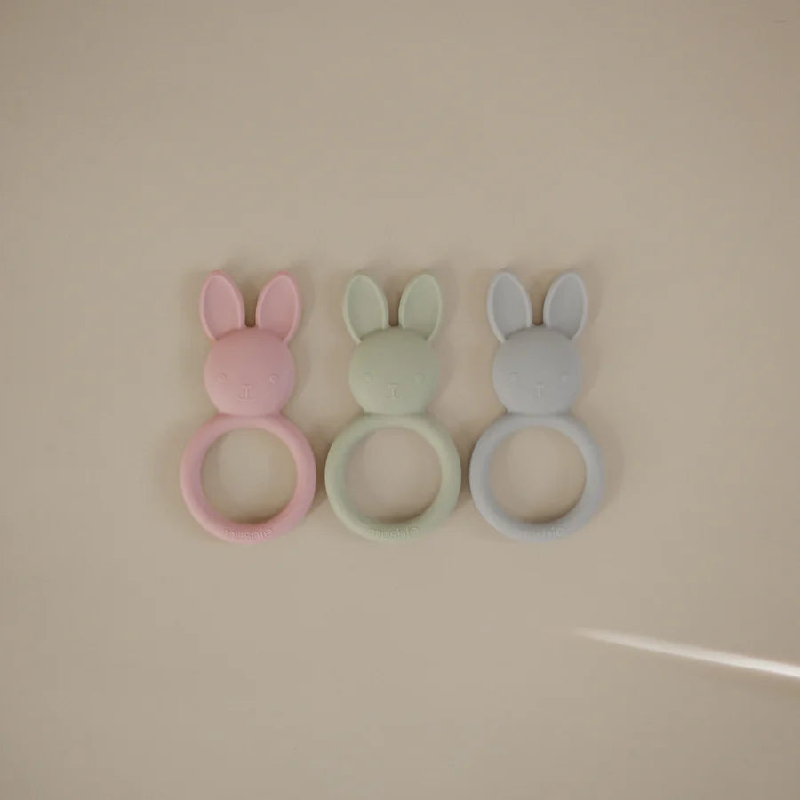 Mushie - Teether Bunny Sage