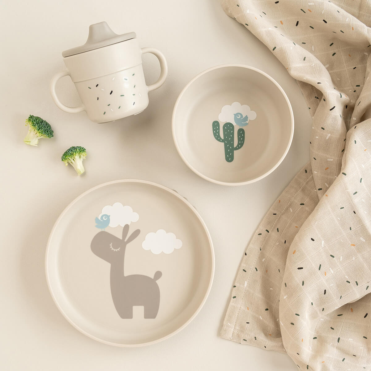 Done By Deer - Foodie Dinner Set Lalee Sand