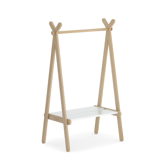 Boori - Forest Clothing Rack - Barley White and Beech