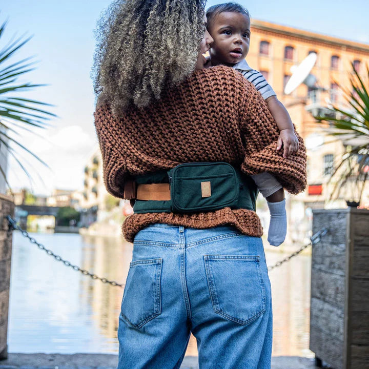 Hackerlily - HipSurfer Ergonomic Hip Seat Baby Carrier Green