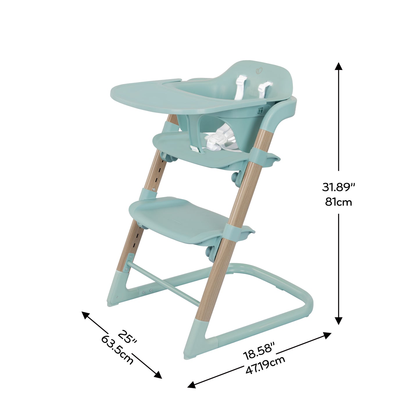 Evenflo - RightSeat Multistage High Chair - Sage Green