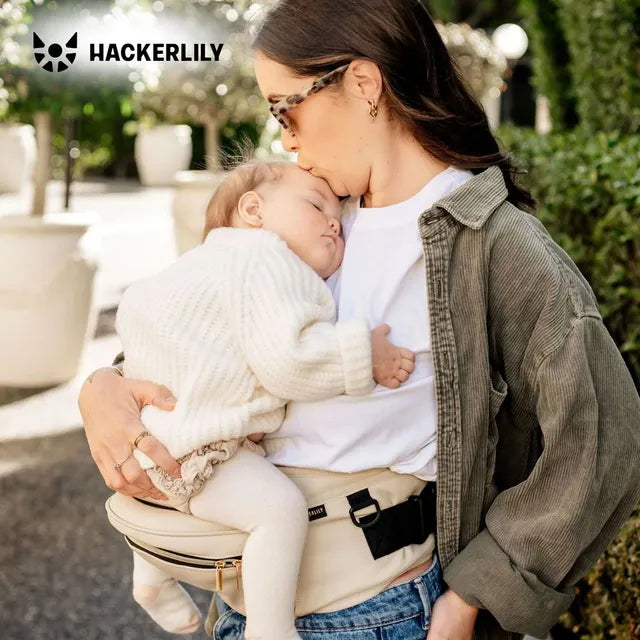 Hackerlily - HipSurfer Ergonomic Hip Seat Baby Carrier Sand
