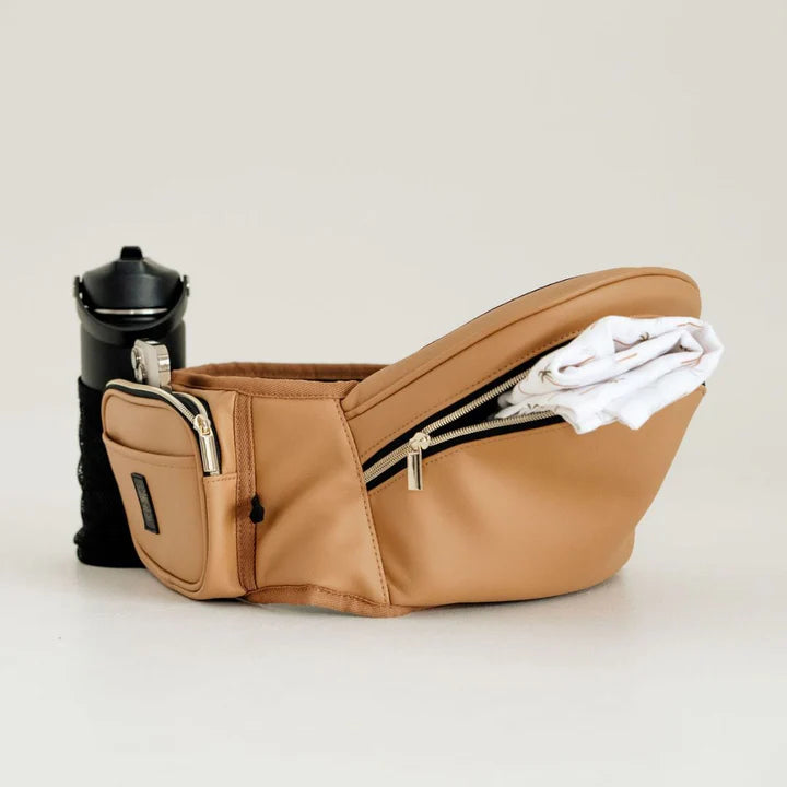 Hackerlily - HipSurfer Ergonomic Hip Seat Baby Carrier Tan