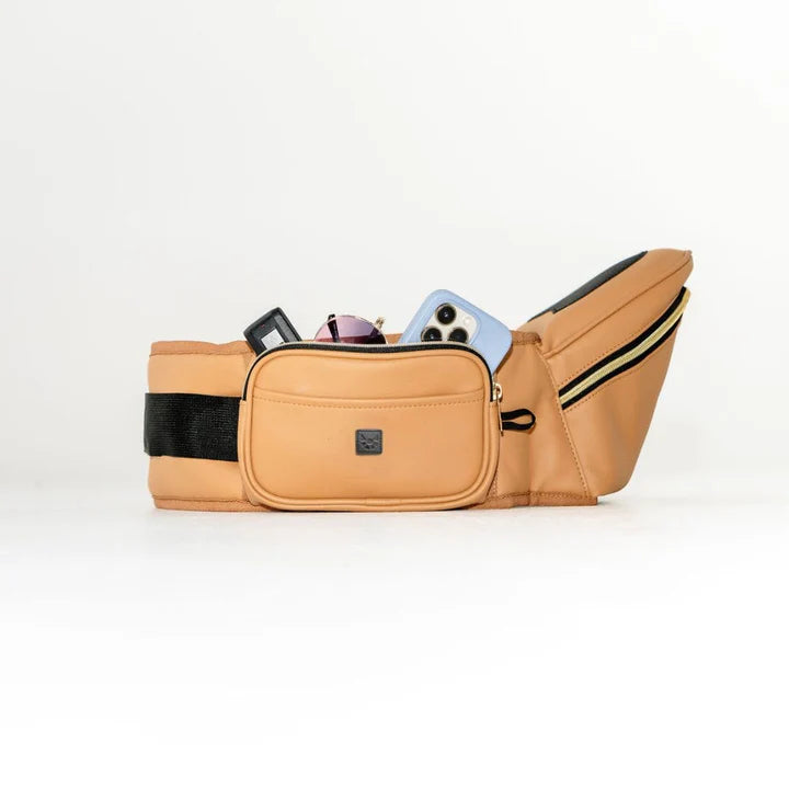 Hackerlily - HipSurfer Ergonomic Hip Seat Baby Carrier Tan