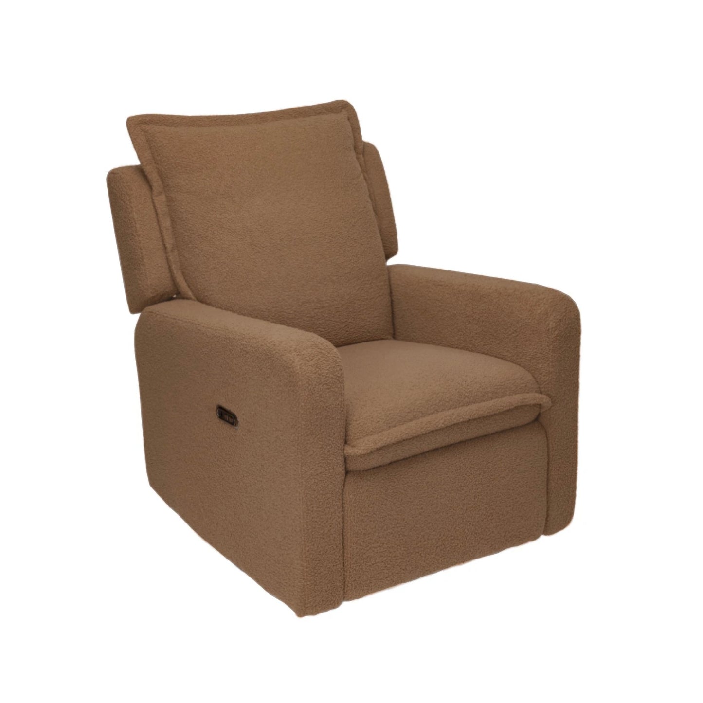 Luna Electric Recliner Nursing Chair - Toffee Brown
