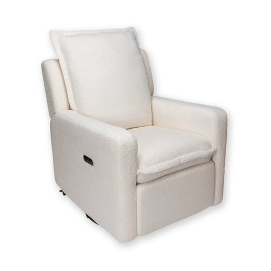 Luna Electric Recliner Nursing Chair - Off White