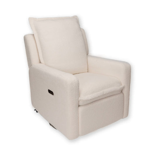 Luna Electric Recliner Nursing Chair - Off White