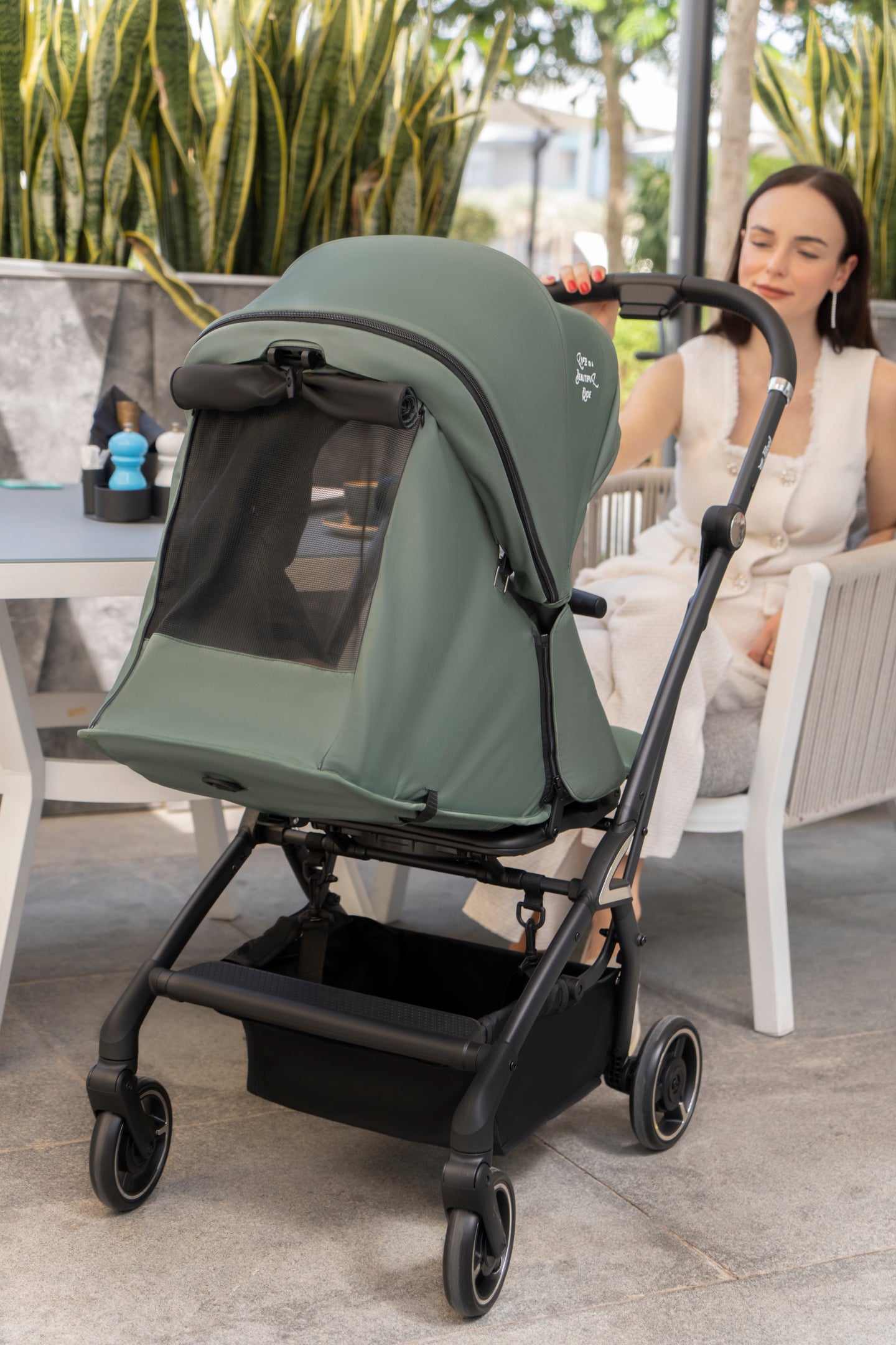 Jikel - Life 360 Reversible Compact Stroller - Charcoal