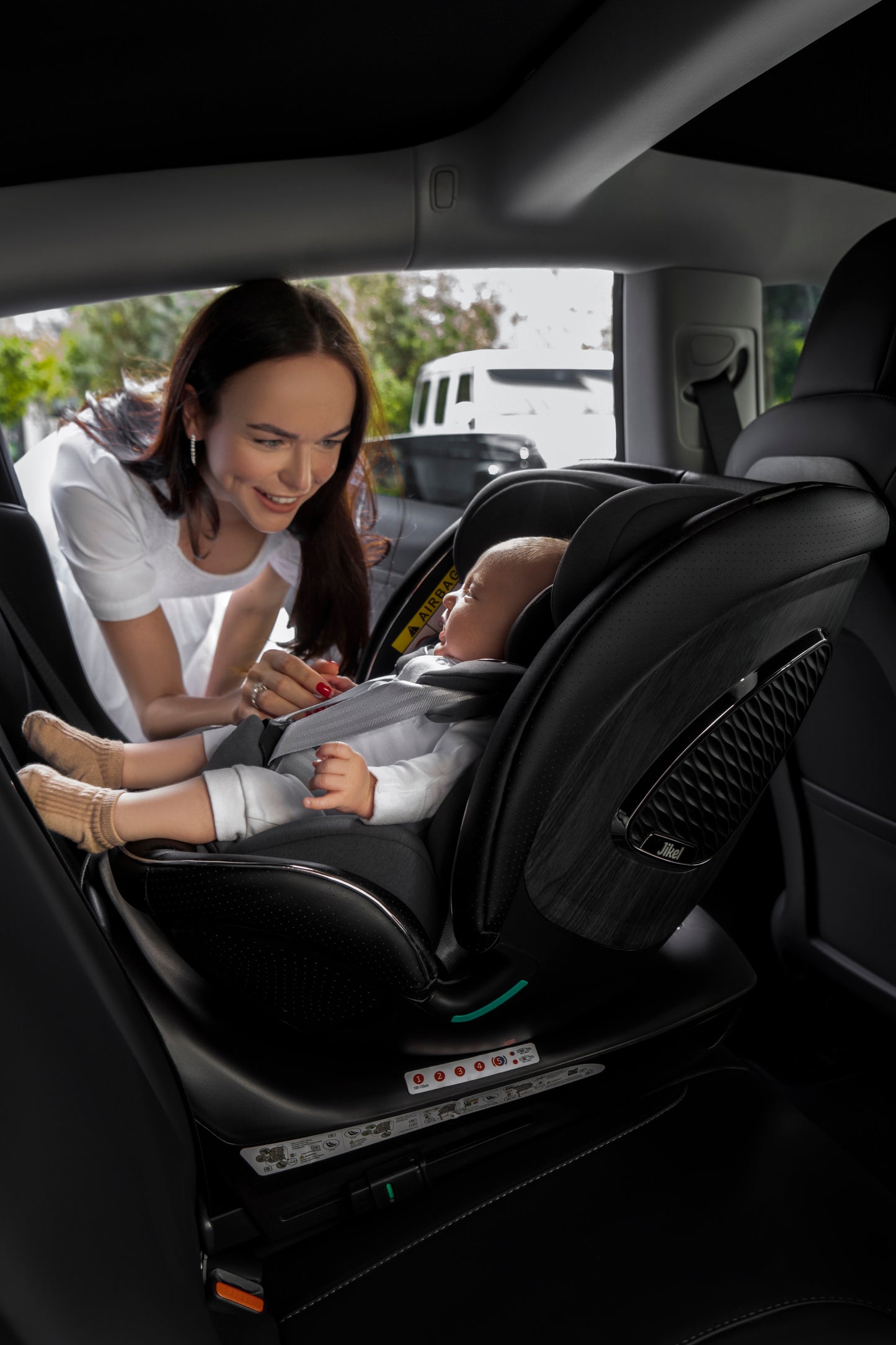 Jikel - Neptune 360 i-Size Convertible Car Seat- Charcoal Grey