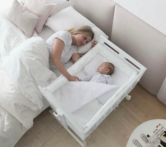 MICUNA - MO-1973 YOU & ME PLUS WHITE MINI-COT CO-SLEEPING
