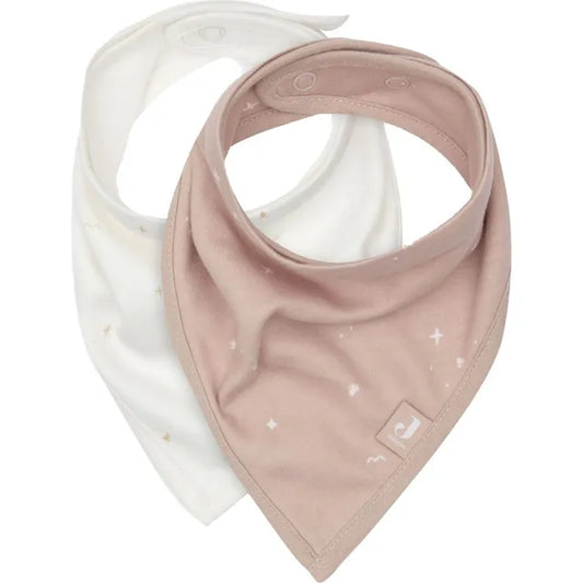 Jollein - Bib Bandana Twinkling Wild Rose - 2 Packs