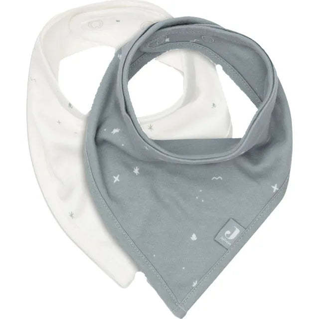 Jollein - Bib Bandana Twinkling Wild Sea Green - 2packs