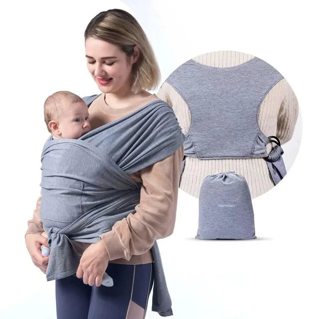 Momcozy - Baby Wrap Carrier Grey