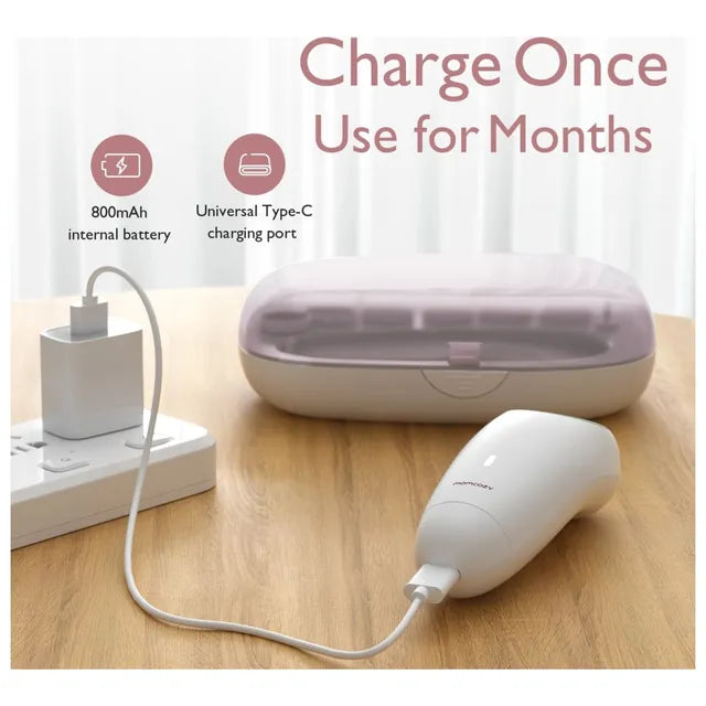 Momcozy - Baby Nail Trimmer Electric Rechargable - Pink