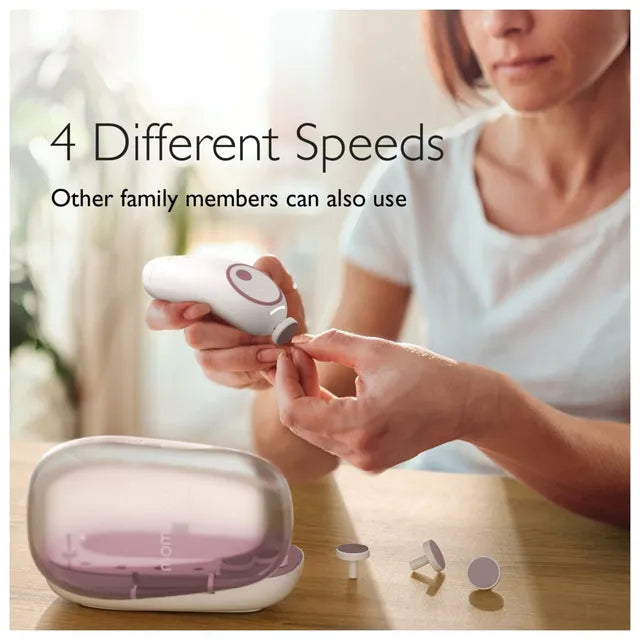 Momcozy - Baby Nail Trimmer Electric Rechargable - Pink