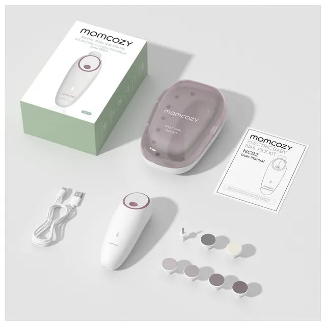 Momcozy - Baby Nail Trimmer Electric Rechargable - Pink